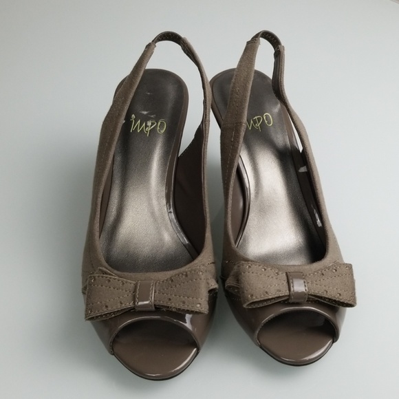 Impo Virgie Open Toe Bow Heels - Picture 2 of 6